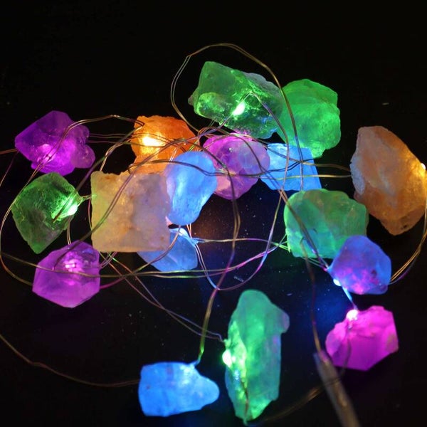 Luci LED con Pietre Semipreziose Incantate - Pietre Miste