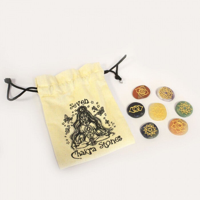Set Esoterici Pietre Chakra Piccole (rotonde)