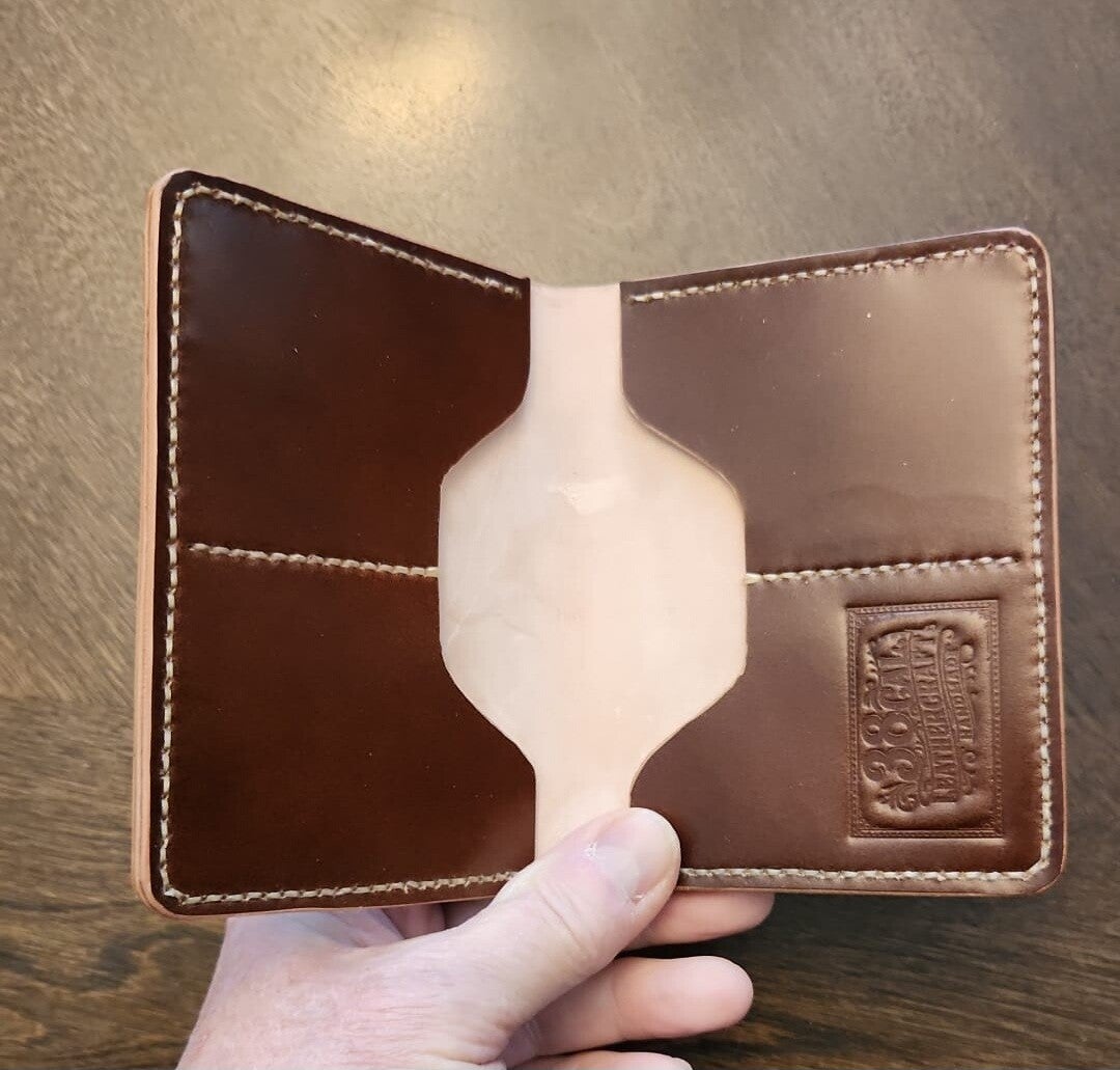 Shell Cordovan large bifold