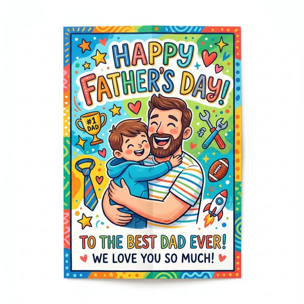 Father's Day Card - Order by 13th!