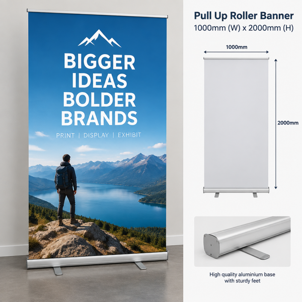 Pull Up Roller Banners - Wide