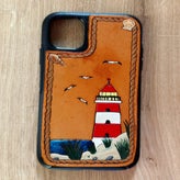 iPhone-Hülle mit Leuchtturmmotiv
