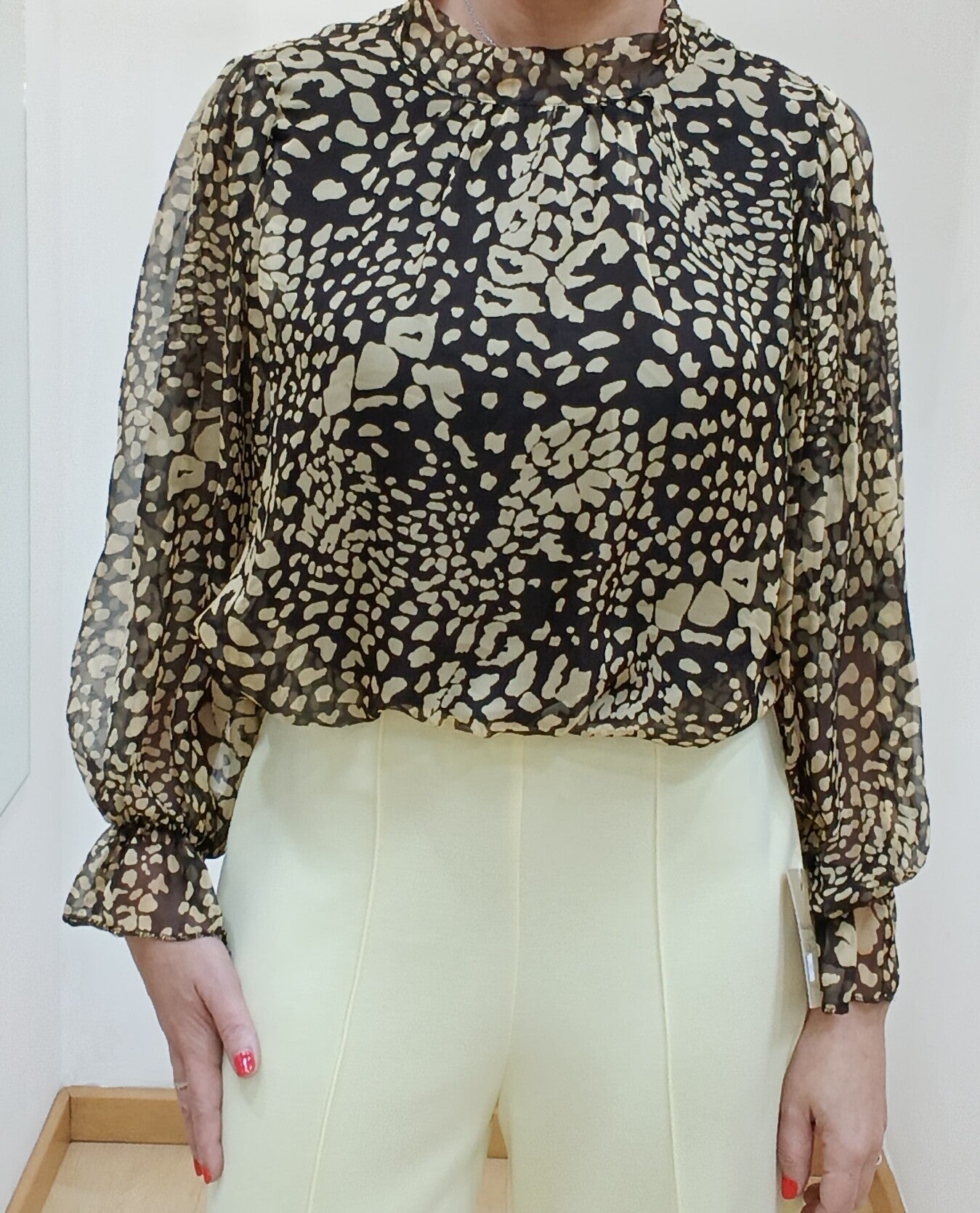 Blusa print chocolate