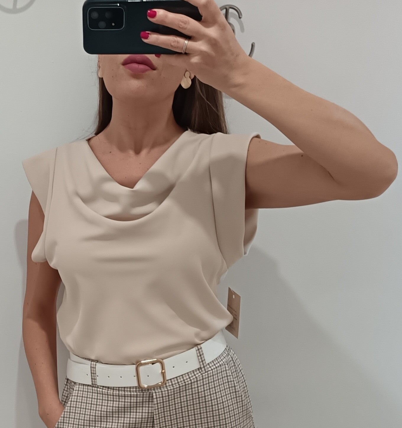 Blusa Lola beige