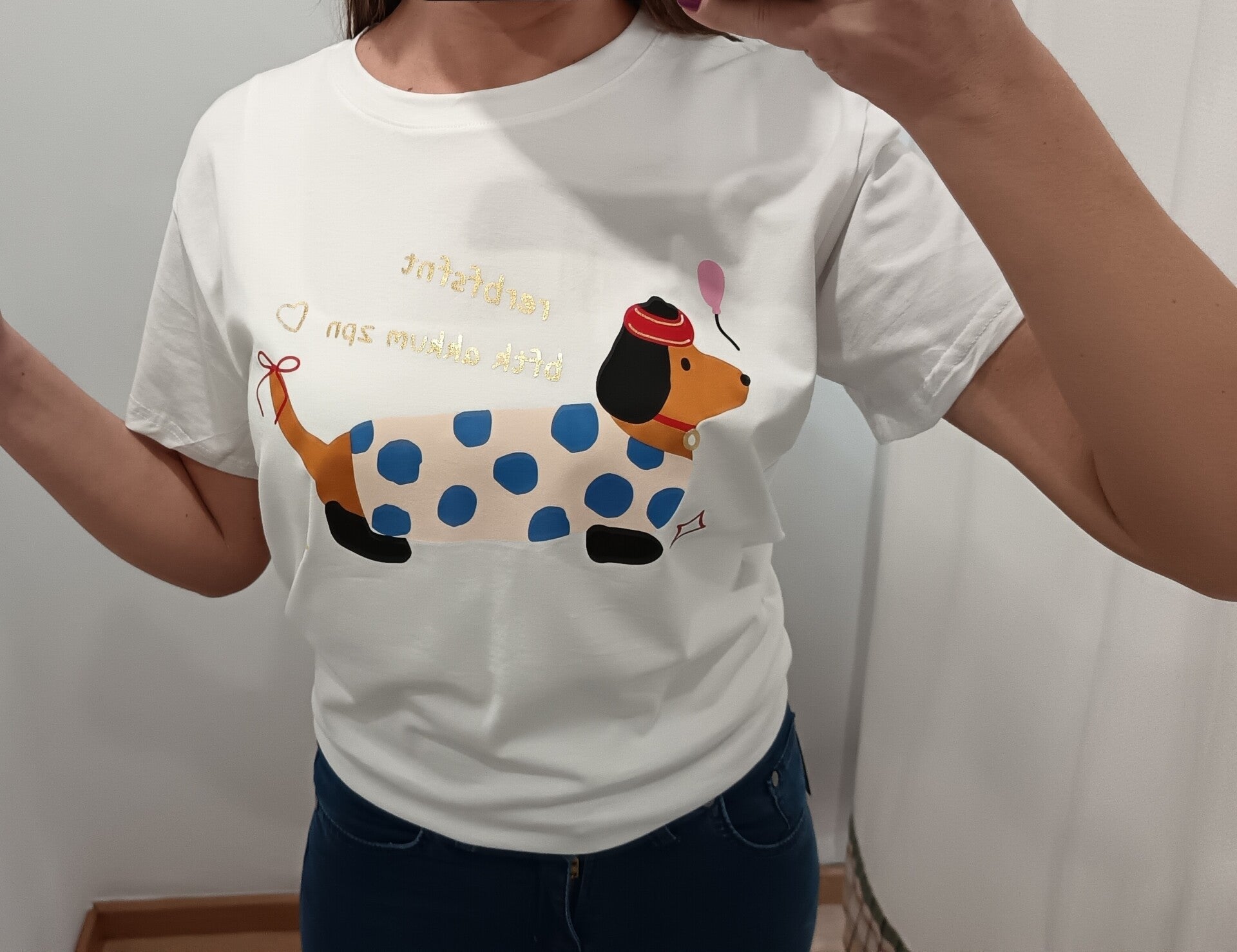 Camiseta canina Blue