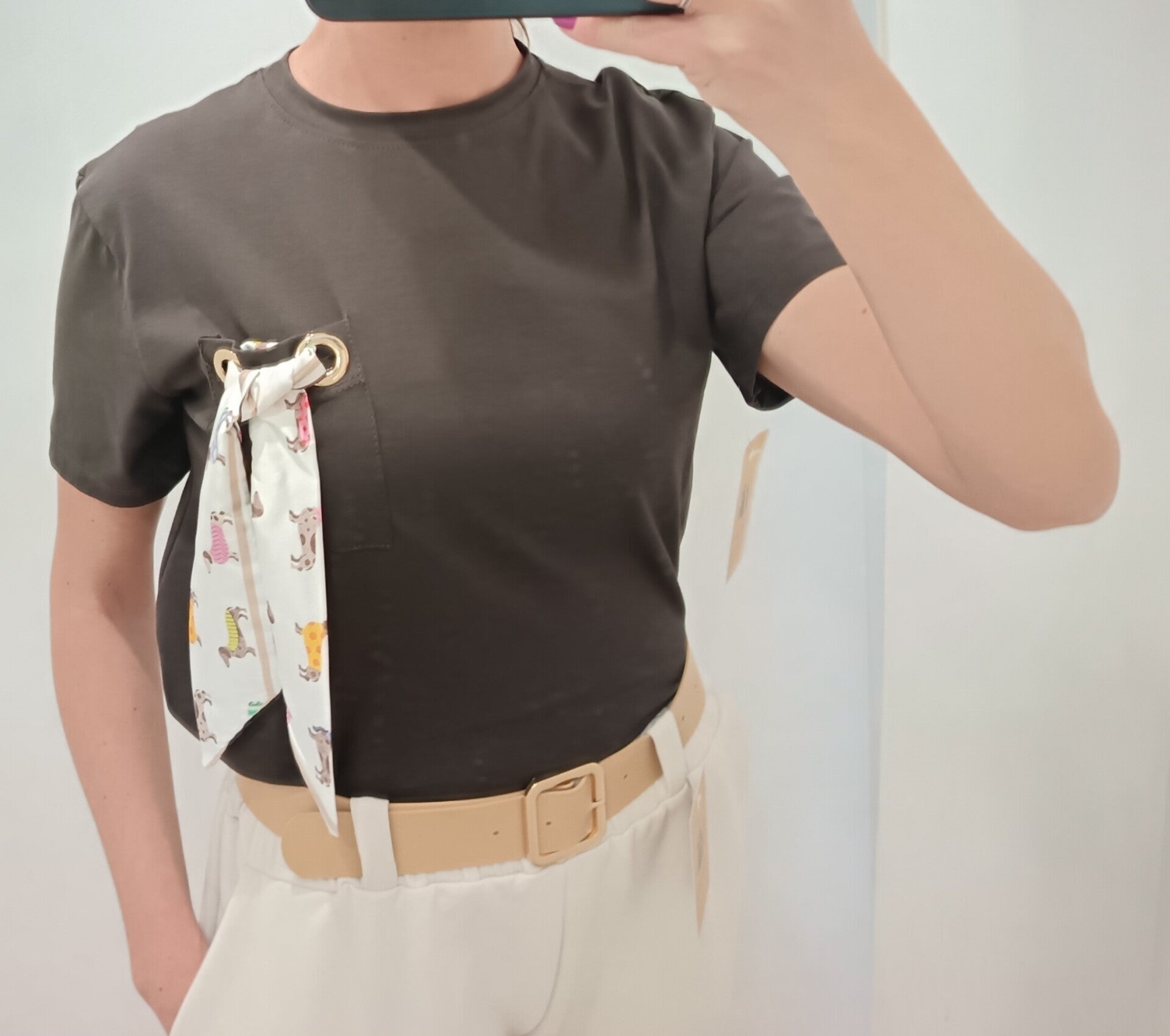 Camiseta Denco chocolate