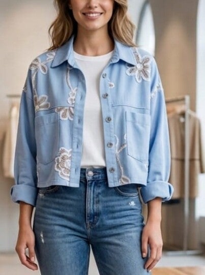 Chaqueta Vera Celeste