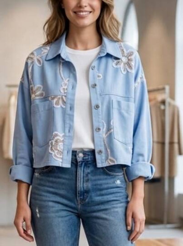 Chaqueta Vera Celeste