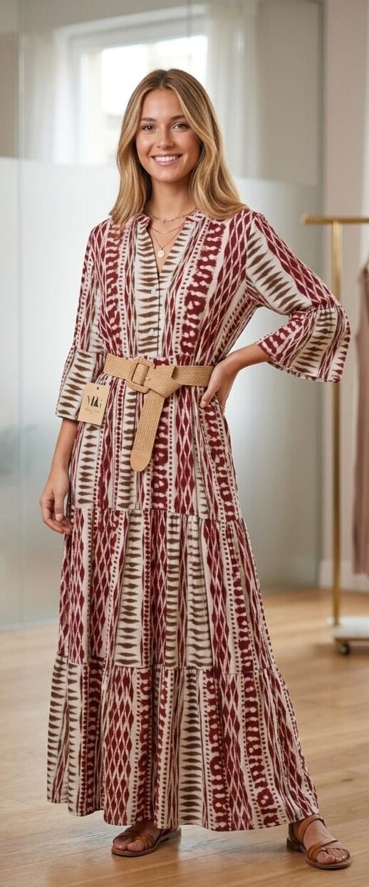 Vestido Aura rojo