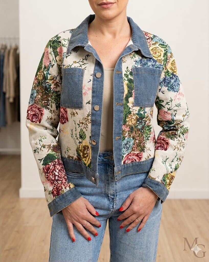 Chaqueta Floreada
