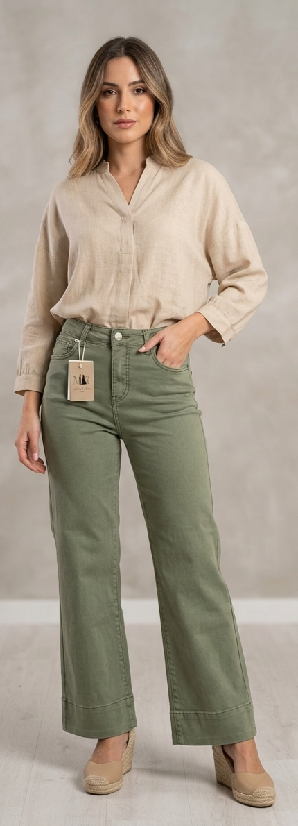 Pantalón Bella verde