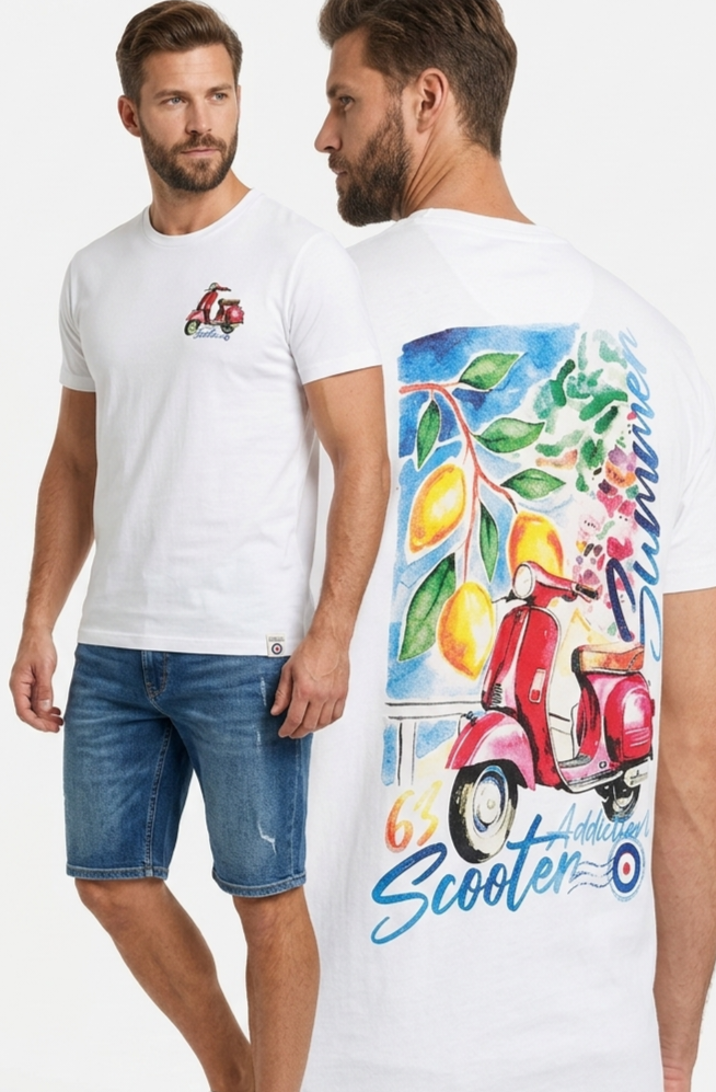 Camiseta Scooter Addiction Summer