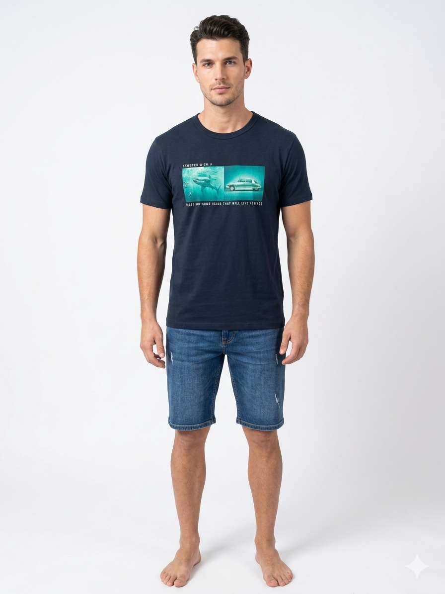 Camiseta Scooter Addiction Shark