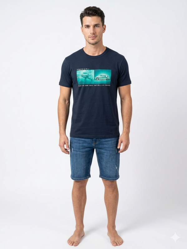 Camiseta Scooter Addiction Shark