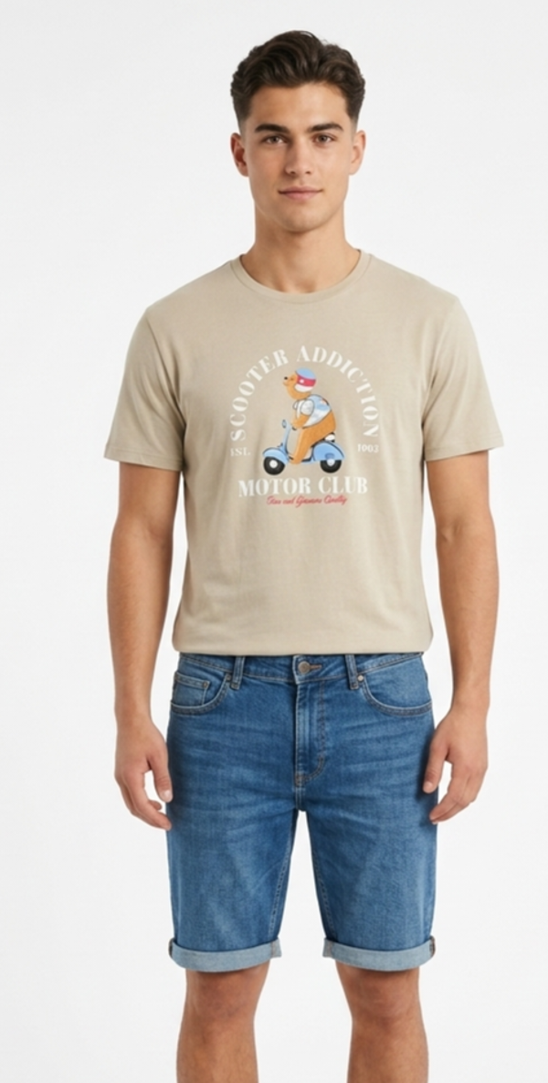Camiseta Scooter Addiction Bear