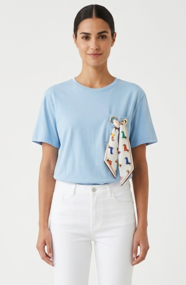Camiseta Denco Celeste