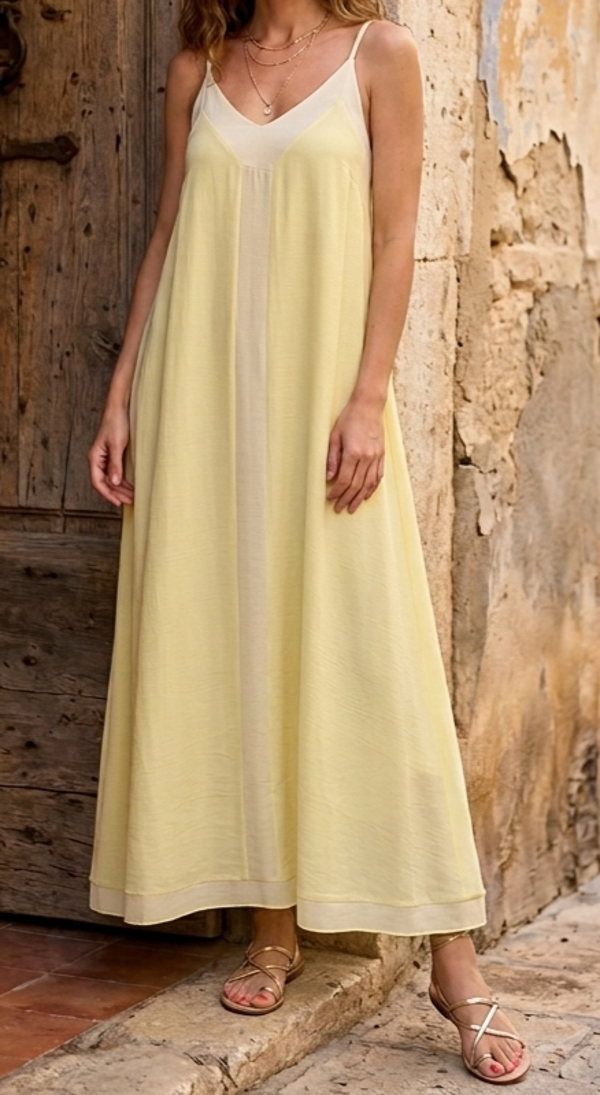 Vestido Mar amarillo