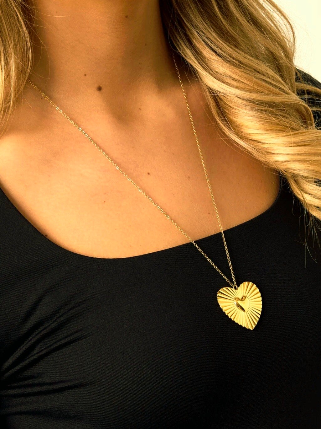 LONG HEART BOHO ketting