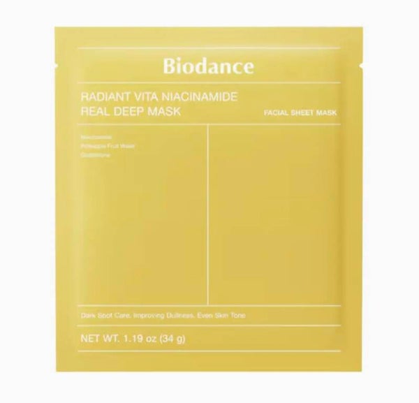 BIODANCE RADIANT VITA NIACINAMIDE FACIAL SHEET MASK