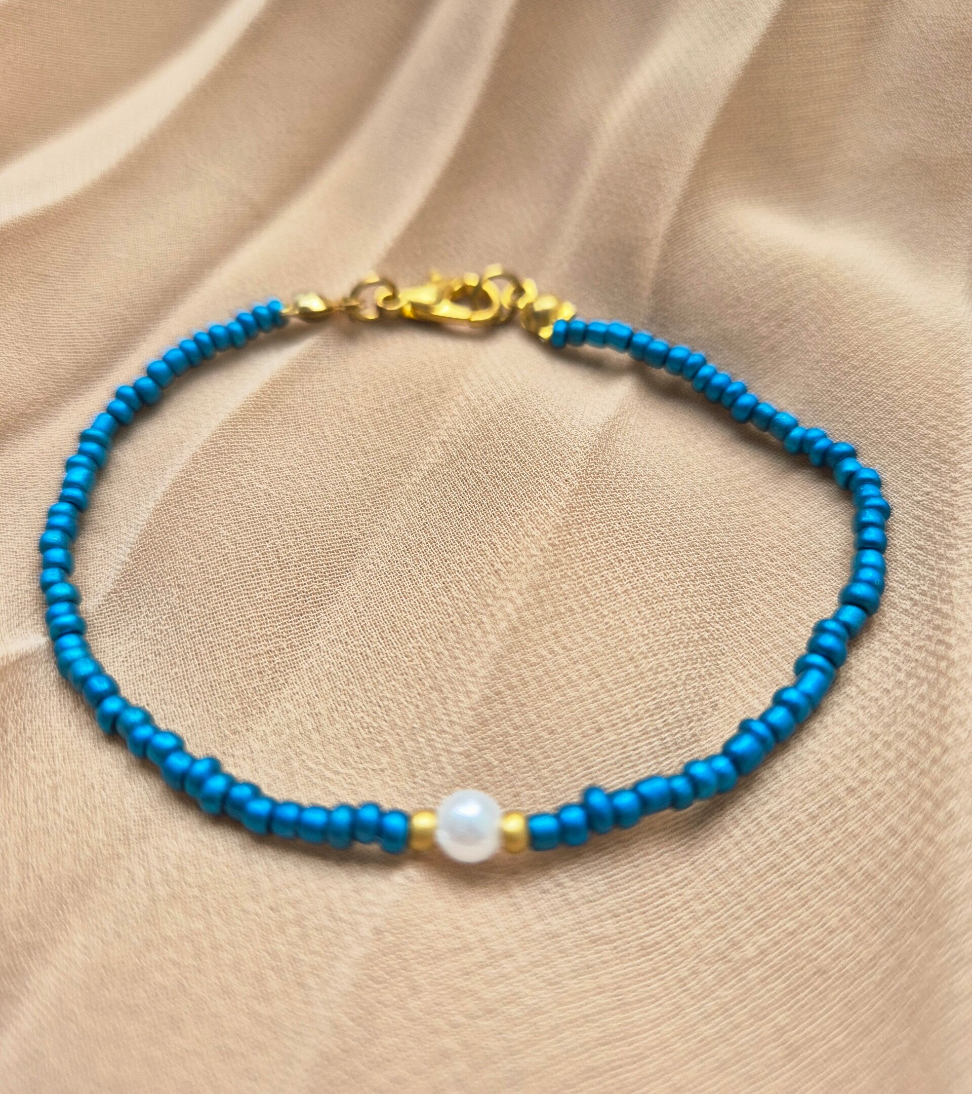 NACHTBLAUWE PAREL armband