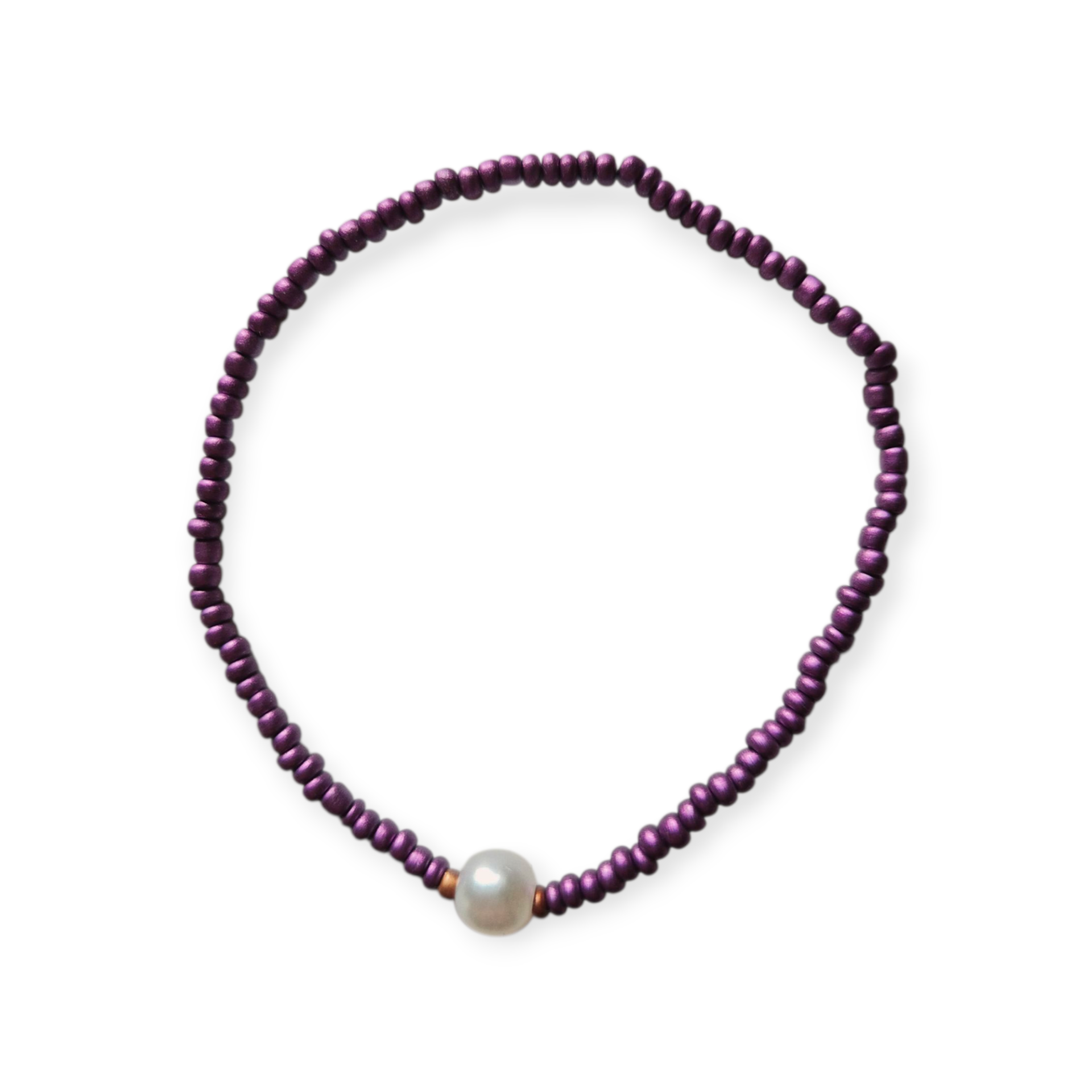 MINIMALISTISCHE PAARSE PAREL armband