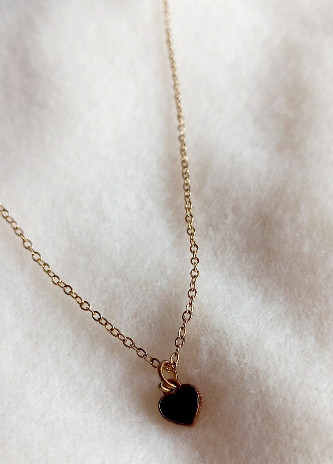 BLACK HEART ketting
