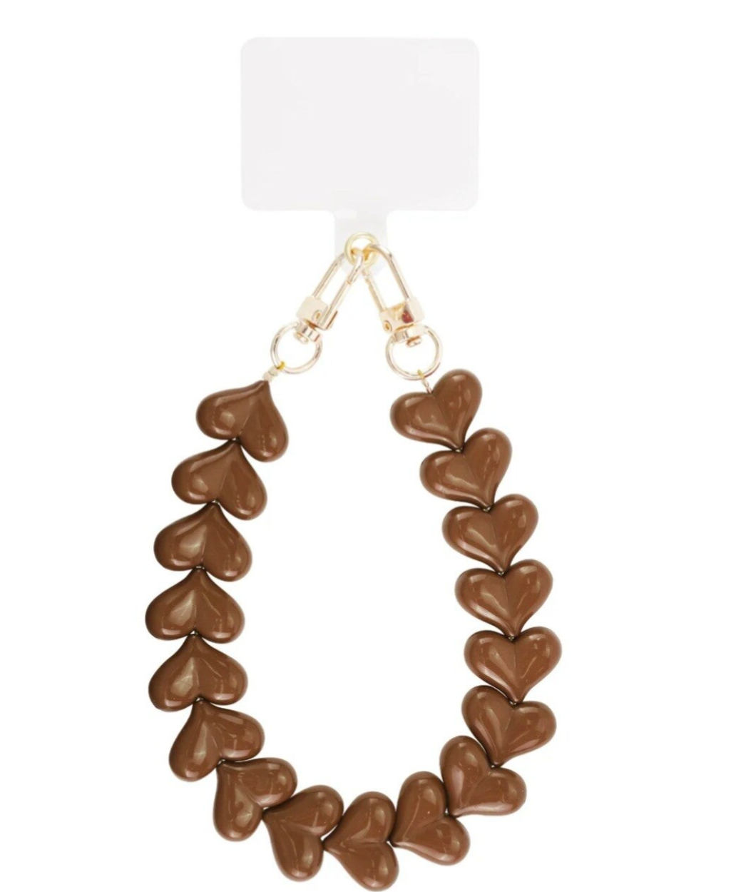 TELEFOONKOORD BRUINE HARTJES