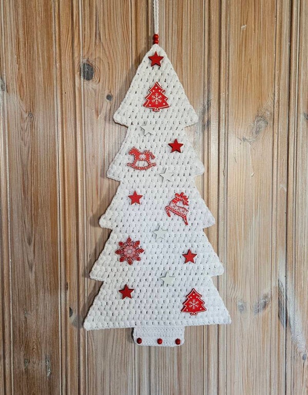 Wand-/Türbehang Tannenbaum "Sterne und mehr"