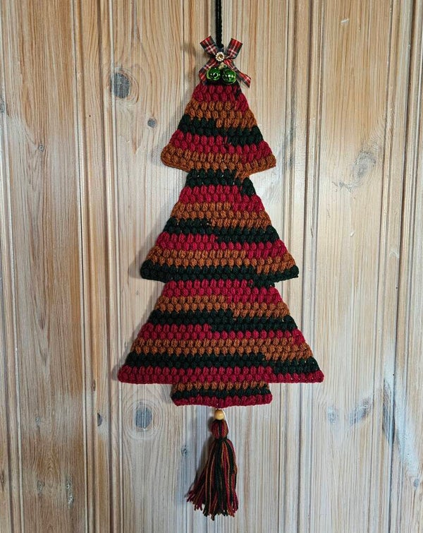 Wand-/Türbehang Tannenbaum "Jingle Bells"