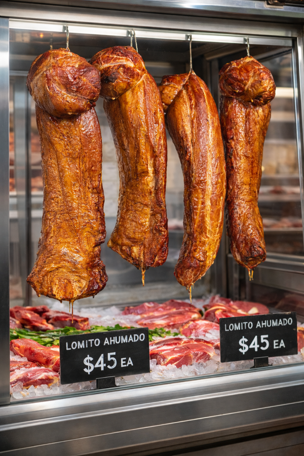 Whole smoked pork loin