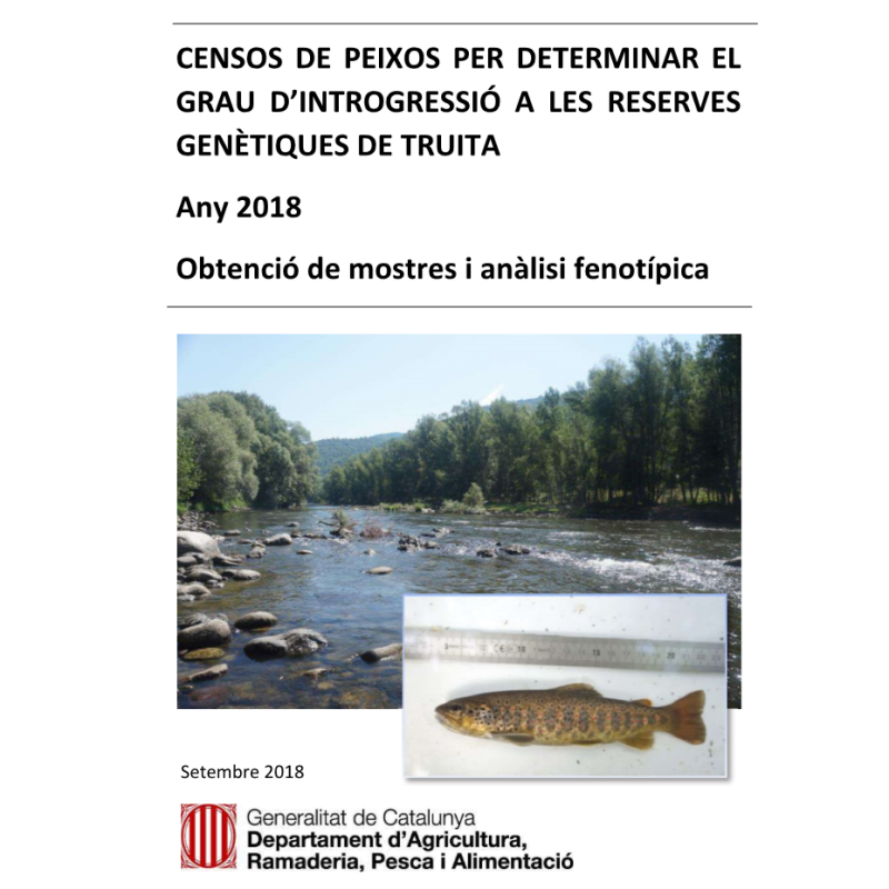 Grau introgressió reserves genètiques truita