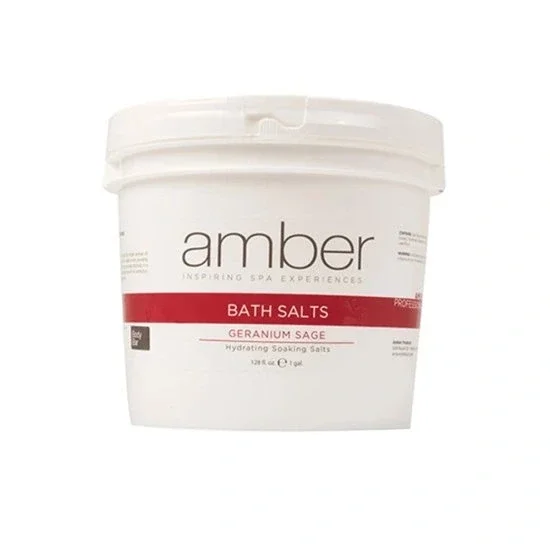 Amber Sage Geranium Bath Salts