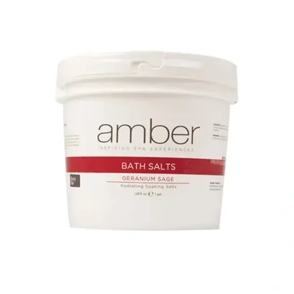Amber Sage Geranium Bath Salts