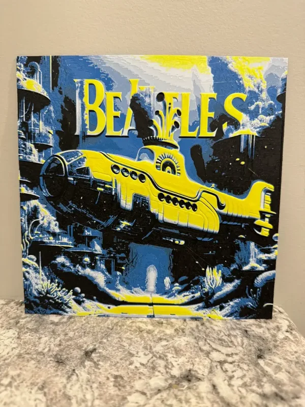Beatles - Yellow Submarine Hueforge