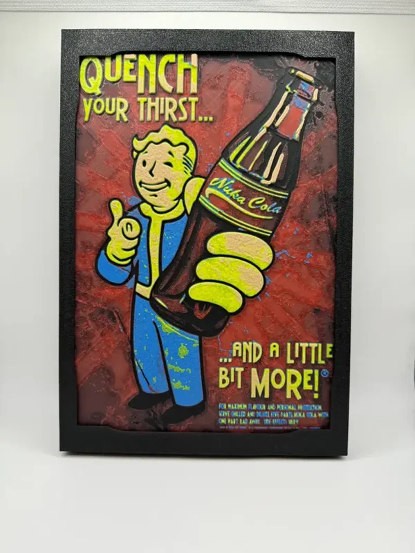 Fallout - Nuka Cola Poster Hueforge
