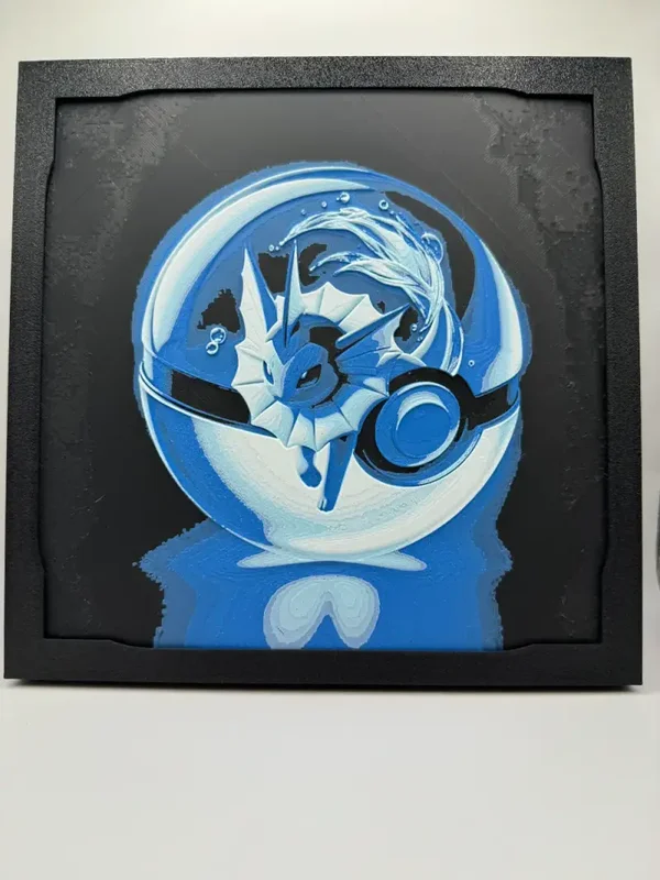 Vaporeon - Pokeball Hueforge