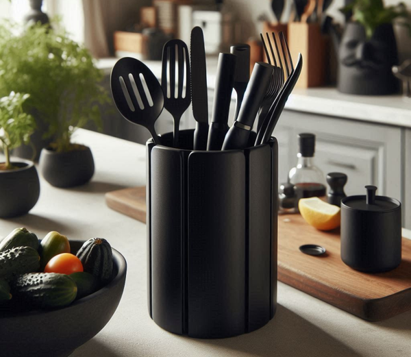 "8 Plates" Utensil Holder