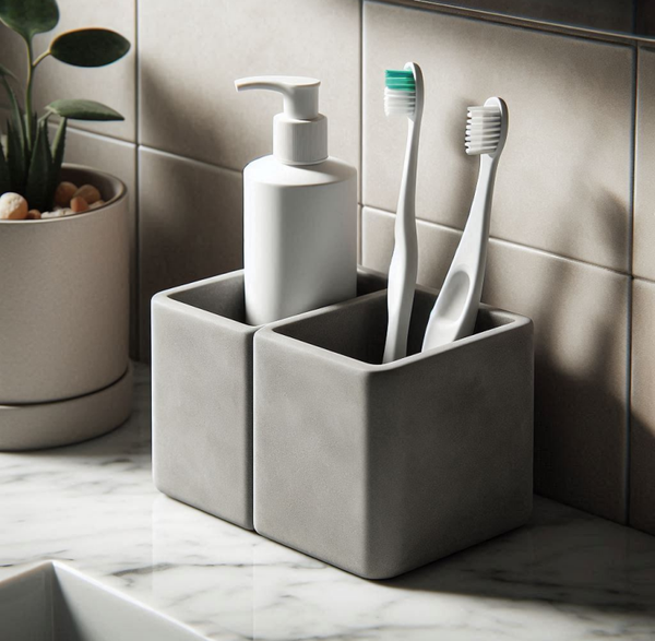 Sqaure Toothbrush Cup