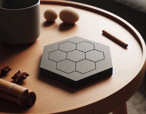 6 Hexagonal Coasters