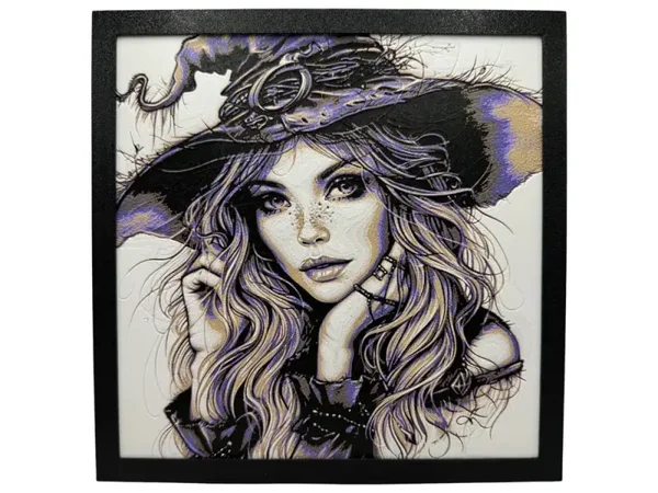 Witch - Neutral Good Alignment Hueforge