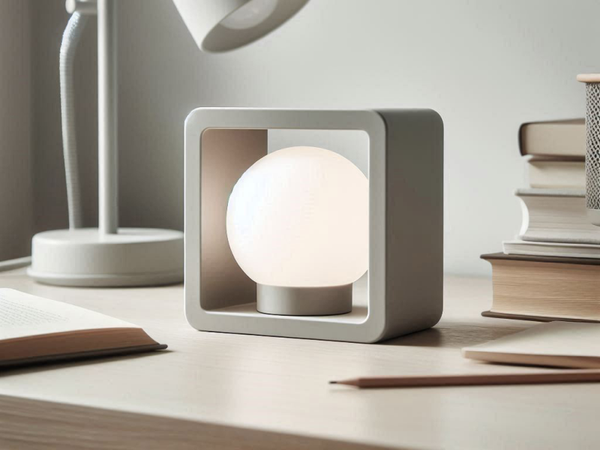 Framed Ball Lamp