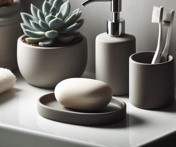 Soap Dish & Toothbrush Set