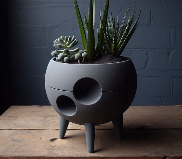 “We Landed” Plant Pot