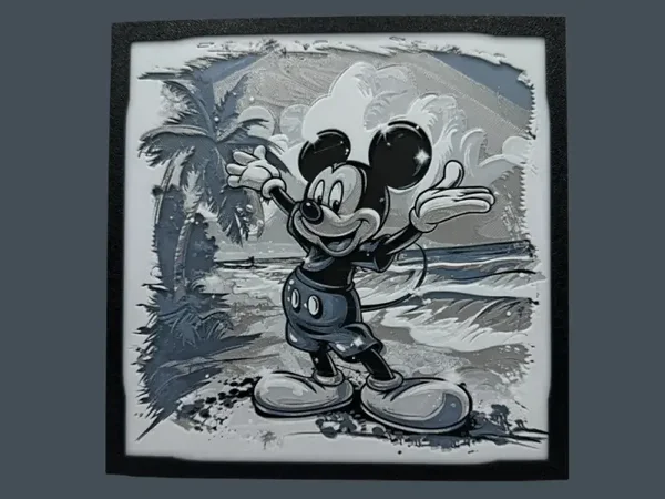 Mickey On The Beach Hueforge