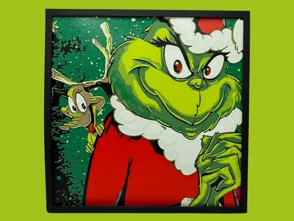 The Grinch and Max - Hueforge