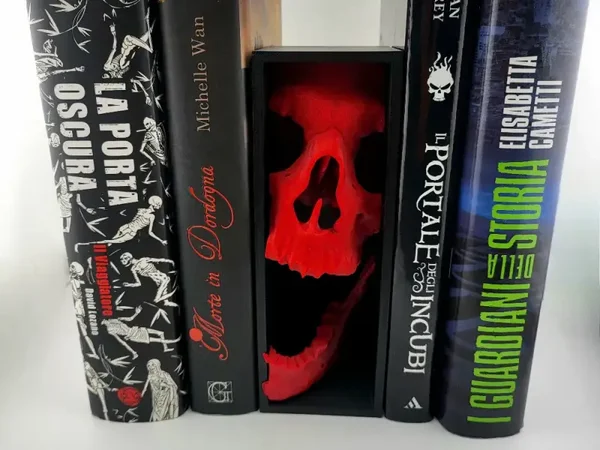 Red Skull Book Nook