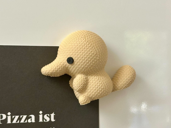 Knitted Platypus Fridge Magnet