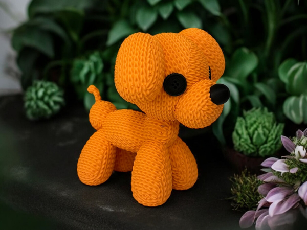 Knitted Balloon-Dog