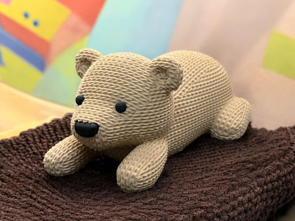 Cute Knitted Teddy Bear