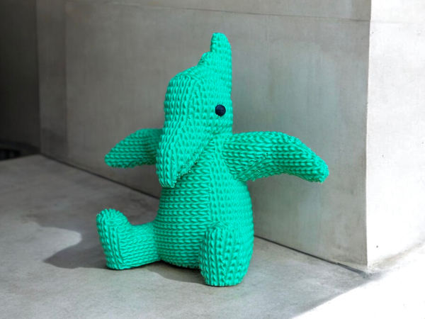 Knitted Flying Dinosaur